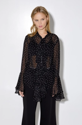 Блуза PiRS 5238 горохи 