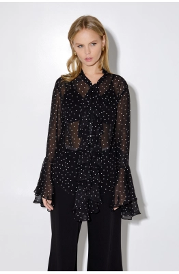 Блуза PiRS 5238 горохи  Блуза PiRS 5238 горохи