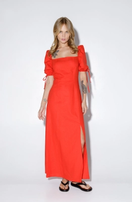 Платье PiRS 5281в красный  Платье PiRS 5281в красный