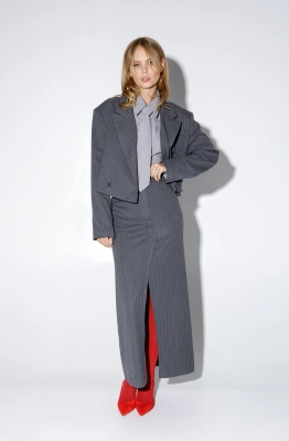 Юбка PiRS 5303 серый  Юбка PiRS 5303 серый