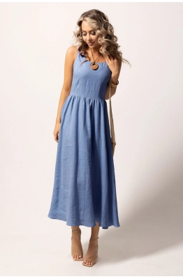 Платье Golden Valley 44036-1 темно-голубой 
