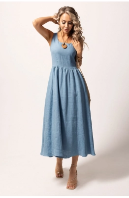 Платье Golden Valley 44036-1 темно-голубой  Платье Golden Valley 44036-1 темно-голубой