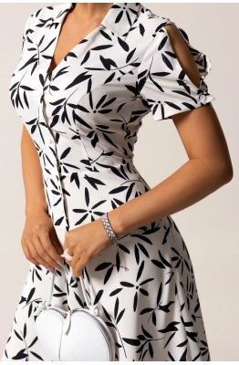 Платье Golden Valley 4686-1 черно-белый 