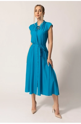 Платье Golden Valley 4934-3 темно-голубой 