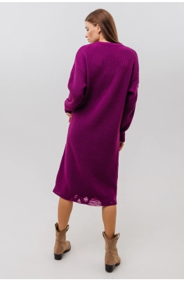 Платье RomGil ТЗ811П темно-пурпурный 