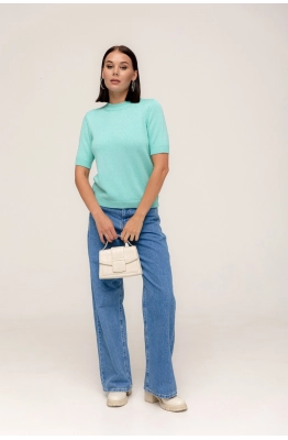 Джемпер RomGil ТЗ921Х бирюзовый Джемпер RomGil ТЗ921Х бирюзовый