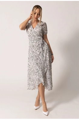 Платье Golden Valley 4676-2 молочно-черный 