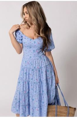 Платье Golden Valley 44013 голубой Платье Golden Valley 44013 голубой