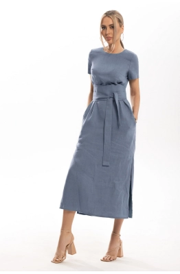 Платье Golden Valley 4799-3 темно-голубой