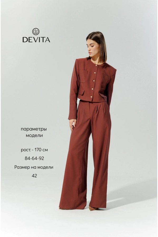 Брюки DEVITA 3015 винный Брюки DEVITA 3015 винный