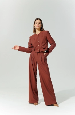 Брюки DEVITA 3015 винный 