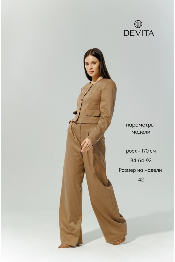 Жакет DEVITA 4013 коричневый Жакет DEVITA 4013 коричневый