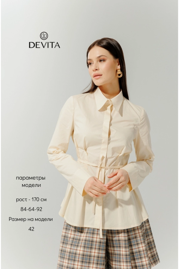 Блуза DEVITA 6013 молочный Блуза DEVITA 6013 молочный