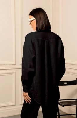 Блуза RomGil РТ0026-ЛЕ4 черный