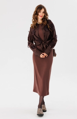 Блуза EOLA 2678 коричневый 
