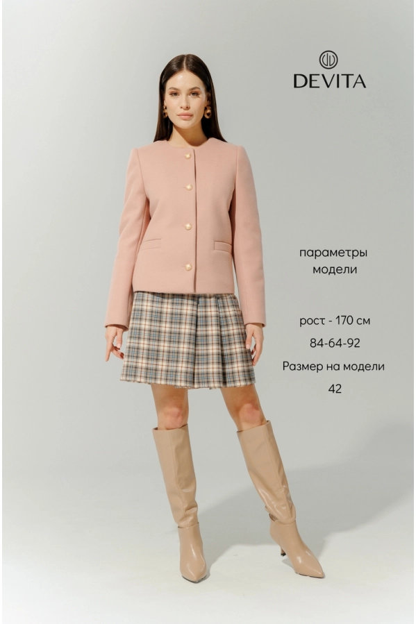 Жакет DEVITA 4012 пудровый Жакет DEVITA 4012 пудровый