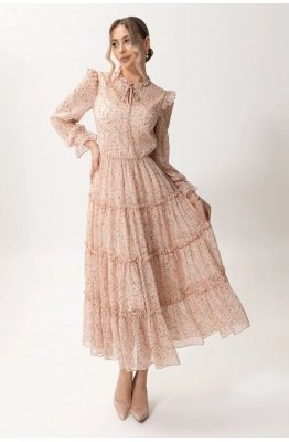 Платье Golden Valley 44073 бежевый 