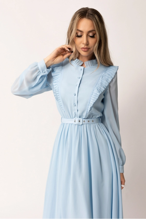 Платье Golden Valley 4861-1 голубой Платье Golden Valley 4861-1 голубой