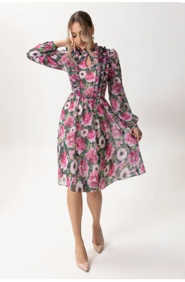 Платье Golden Valley 44061 розово-зеленый 