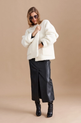 Полупальто ELLETTO LIFE 3730 молочный  Полупальто ELLETTO LIFE 3730 молочный