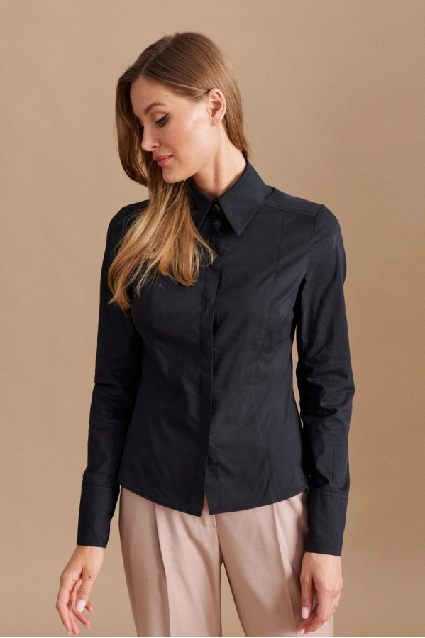 Блуза ELLETTO LIFE 3743 черный Блуза ELLETTO LIFE 3743 черный