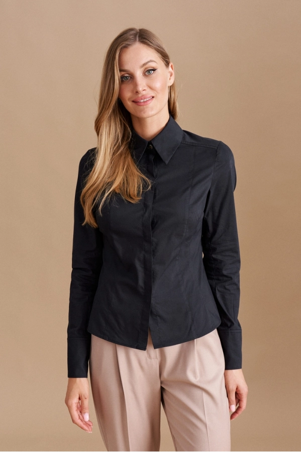 Блуза ELLETTO LIFE 3743 черный Блуза ELLETTO LIFE 3743 черный