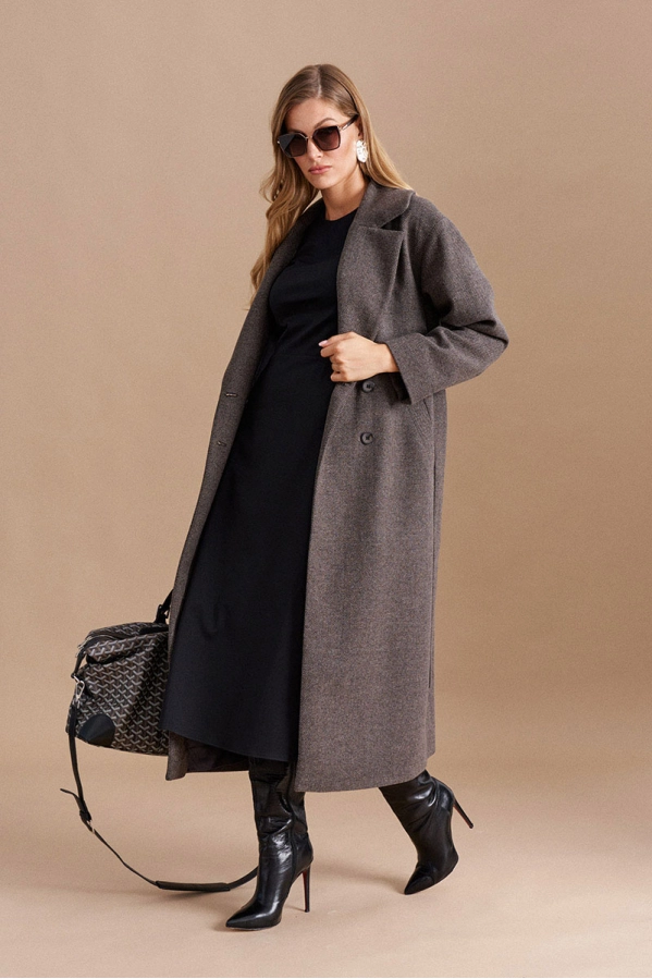 Пальто ELLETTO LIFE 3729 коричневый Пальто ELLETTO LIFE 3729 коричневый