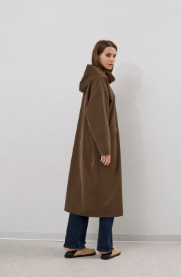 Плащ DAVA 7004 шоколадный 