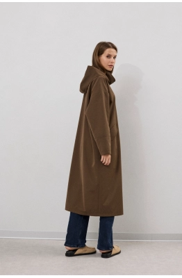 Плащ DAVA 7004 шоколадный  Плащ DAVA 7004 шоколадный