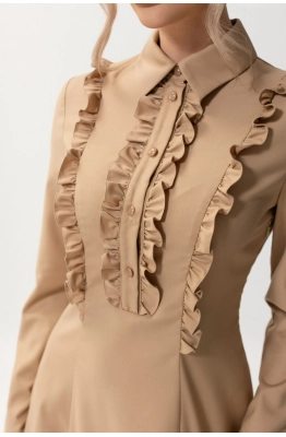 Платье Golden Valley 44046 бежевый Платье Golden Valley 44046 бежевый