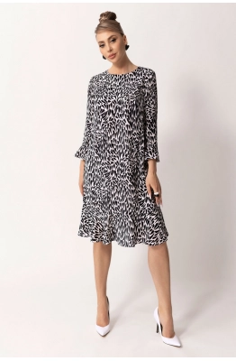 Платье Golden Valley 44059 бело-черный 