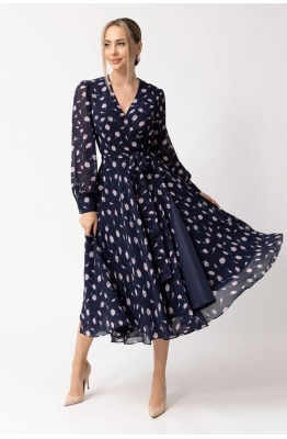 Платье Golden Valley 4894-1 темно-синий 