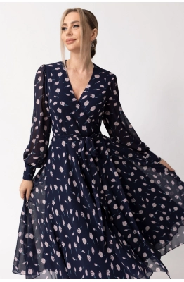 Платье Golden Valley 4894-1 темно-синий 
