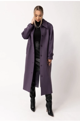 Пальто Golden Valley 7148 темно-фиолетовый  Пальто Golden Valley 7148 темно-фиолетовый