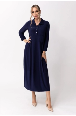 Платье Golden Valley 4396-2 синий  Платье Golden Valley 4396-2 синий