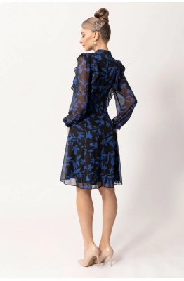 Платье Golden Valley 44063 черно-синий 