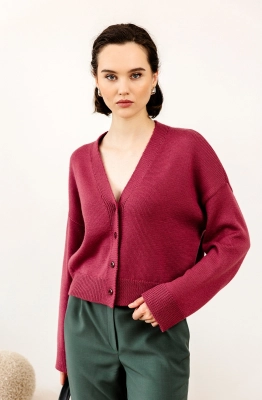 Жакет RomGil РВ0092-ШЕ5 брусничный 