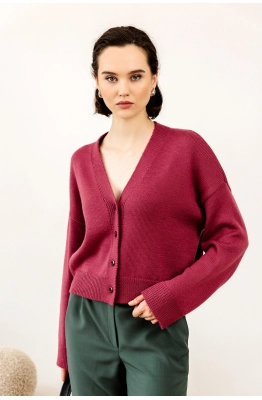 Жакет RomGil РВ0092-ШЕ5 брусничный 