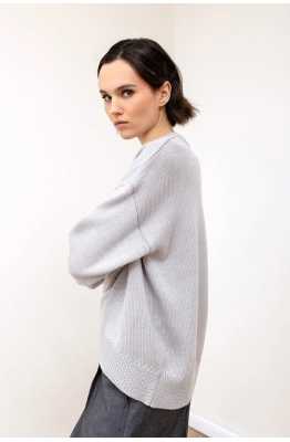 Джемпер RomGil РВ0105-ШЕ5 светло-серый 