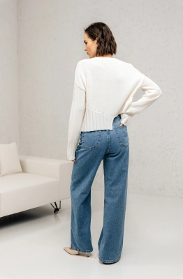 Джемпер RomGil РВ0121-ШЕ5 белый Джемпер RomGil РВ0121-ШЕ5 белый