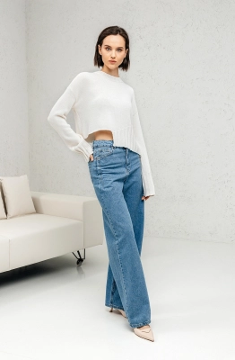 Джемпер RomGil РВ0121-ШЕ5 белый 