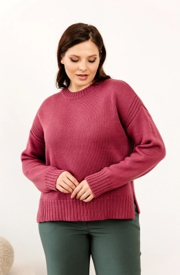 Джемпер RomGil ТЗ745Ш брусничный 