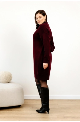 Платье RomGil ТЗ895Ш бордовый  Платье RomGil ТЗ895Ш бордовый