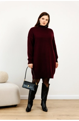 Платье RomGil ТЗ895Ш бордовый  Платье RomGil ТЗ895Ш бордовый