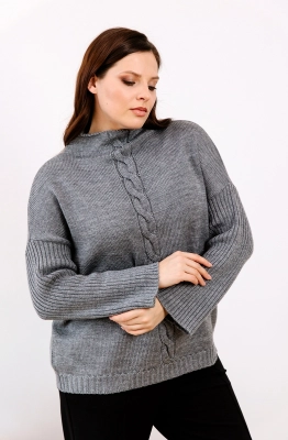 Джемпер RomGil ТЗ941Ш серый 