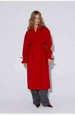Пальто PiRS 5419 красный  Пальто PiRS 5419 красный