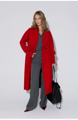 Пальто PiRS 5419 красный  Пальто PiRS 5419 красный