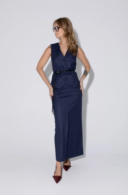 Юбка PiRS 5438 синий 