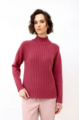 Джемпер RomGil РВ0094-ШЕ5 брусничный 