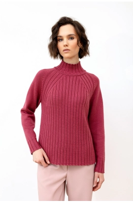 Джемпер RomGil РВ0094-ШЕ5 брусничный 